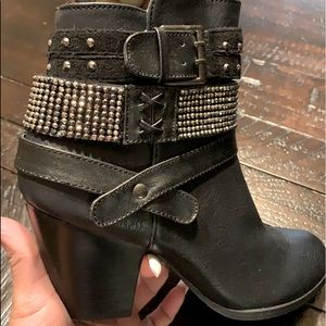 Black Booties!! Never been Worn !!!